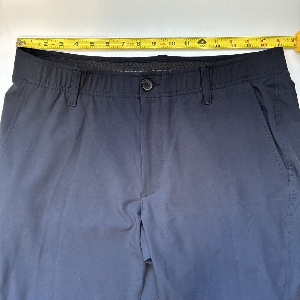 Under Armour 36x30 Black UA Drive 1364407 Straight Golf Mens Dress Pants Comfort - Picture 8 of 11